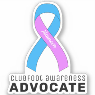 Clubfoot Awareness Advocate Vinyl Sticker