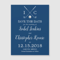 Clubs de golf Sauvegardez les cartes Magnet Cards