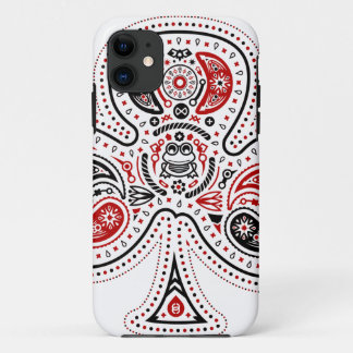 Clubs - iPhone 5/5S-Hoesje (wit/rood/zwart) 11 Hoesje