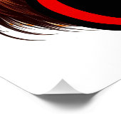 Cluck Chickens Glanzend Poster Perfect Poster (Hoek)