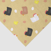 Cluck Cluck Tissuepapier (Detail)