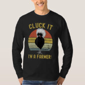 Cluck It Funny Polish Chicken Farmer T-shirt (Voorkant)