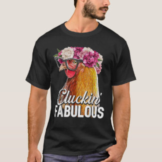 Cluckin Fabulous Bloemen Achtertuin Kip Boer GI T-shirt