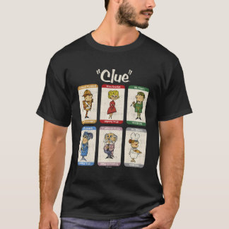 Clue Retro Karakter Omhoog T-shirt