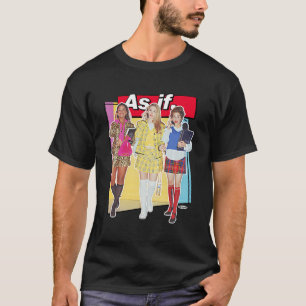 Clueless geometrisch alsof t-shirt