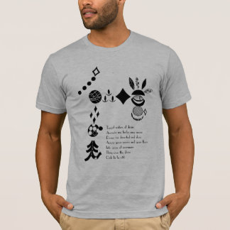 Clues Band "Elope" Stencil & Lyric Shirt