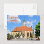 Cluj Napoca, Roemenië Briefkaart (Voorkant / Achterkant)