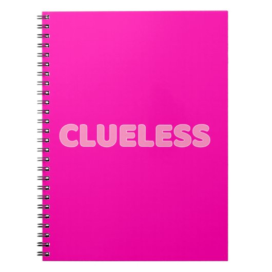 Cluless I Notitieboek (Voorkant)