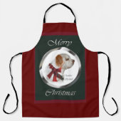 Clumber Spaniel Kerstmis Schort (Voorkant)