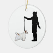 Clumber Spaniel Ornament (Links)