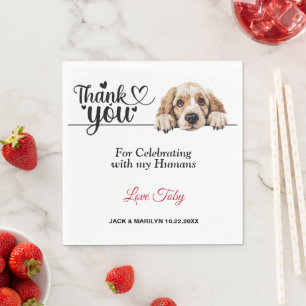 Clumber Spaniel Papier Servet