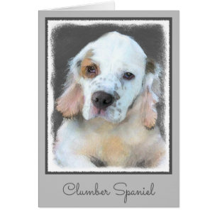 Clumber-spaniel schilderen - Kute Original Dog Art
