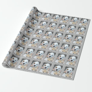 Clumber-spaniel schilderen - Kute Original Dog Art Cadeaupapier