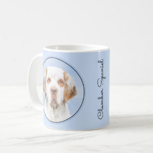 Clumber-spaniel schilderen - Kute Original Dog Art Koffiemok