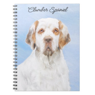 Clumber-spaniel schilderen - Kute Original Dog Art Notitieboek