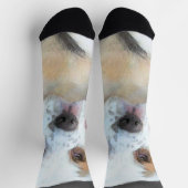 Clumber-spaniel schilderen - Kute Original Dog Art Sokken (Top)