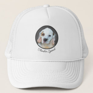 Clumber-spaniel schilderen - Kute Original Dog Art Trucker Pet