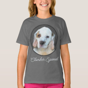Clumber-spaniel-schildering - Kute Original Dog Ar T-shirt