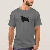 Clumber Spaniel Silhouette T-shirt (Voorkant)