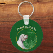 Clumber Spaniel vrede Sleutelhanger (Achterkant)