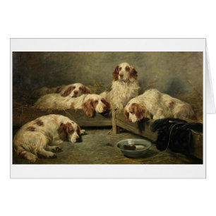  - Clumber Spaniels & a Mouse,