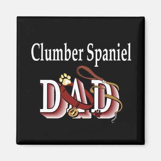 Clumer Spaniel DAD Magnet (Devant)