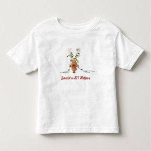 Clumsy Rudolph Kerstfeestdag tee Shirt