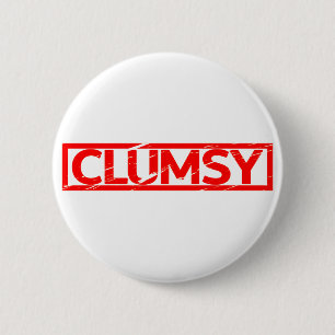 Clumsy Stamp Ronde Button 5,7 Cm