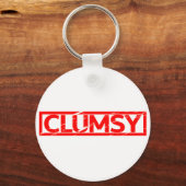 Clumsy Stamp Sleutelhanger (Achterkant)