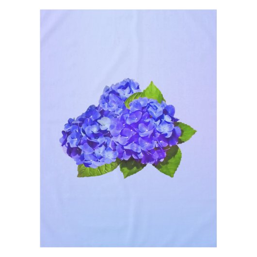 Cluster Blue Hydrangea Tafelkleed (Voorkant)