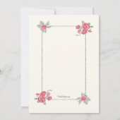 Cluster de Red Roses Invitation (Dos)