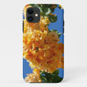 Cluster Golden Bougainvillea Floral iPhone 11 Hoesje