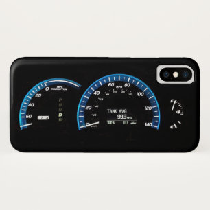 Cluster hybride auto-instrument iPhone x hoesje