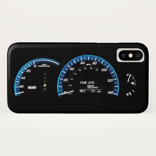 Cluster hybride auto-instrument Case-Mate iPhone case (Achterkant (horizontaal))