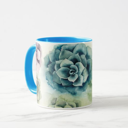 Cluster Succulenten Mok (Voorkant links)