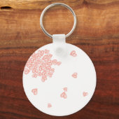 Cluster van harten sleutelhanger (Voorkant)