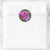 Cluster van lavendel Roze Rozen Ronde Sticker (Tas)