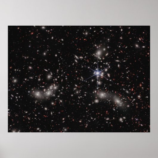 Cluster van Pandora | Abell 2744 | JWST Poster (Voorkant)