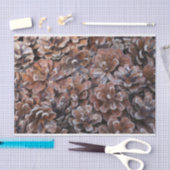 Cluster van pijnbomen tissuepapier (Craft)