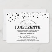 Cluster van sterren | Juneteenth Holiday Black Sta Kaart (Voorkant)