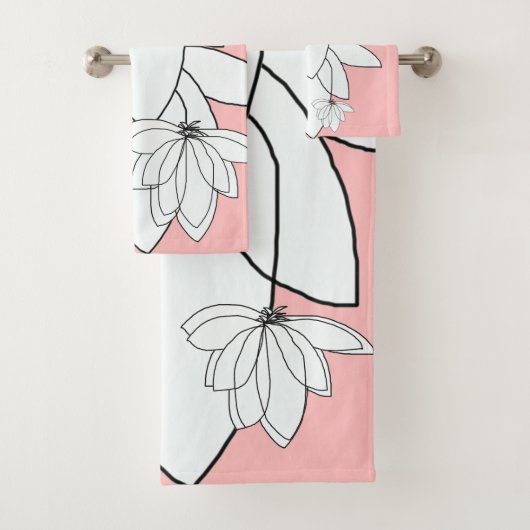 Clusters Perzik Cadeau Bad Handdoek (Insitu)