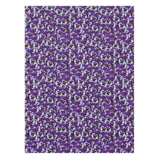 Clusters van Paarse witte slipjes: Harmonieuze gen Tafelkleed (Voorkant)