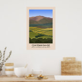 Clwydian Range AONB Travel Poster (Cuisine)