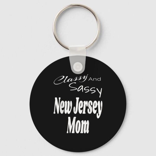 Cly And Sy New Jersey Mom Funny Humor Saying Quote Sleutelhanger (Voorkant)