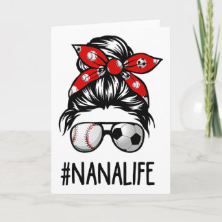Cly Nana Life Voetbal Rommelige Bun Verkopen Moede Kaart
