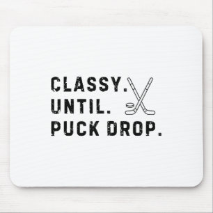 Cly Tot Puck Drop Hockeyseizoen Wedstrijd Dag Muismat