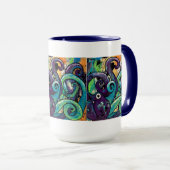 "Clyde aime la Bossa Nova" Mug de boisson 15 oz (Devant droit)