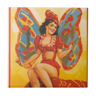  Clyde Beatty Circus Poster Tegeltje