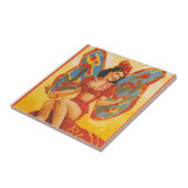  Clyde Beatty Circus Poster Tegeltje (Zijkant)