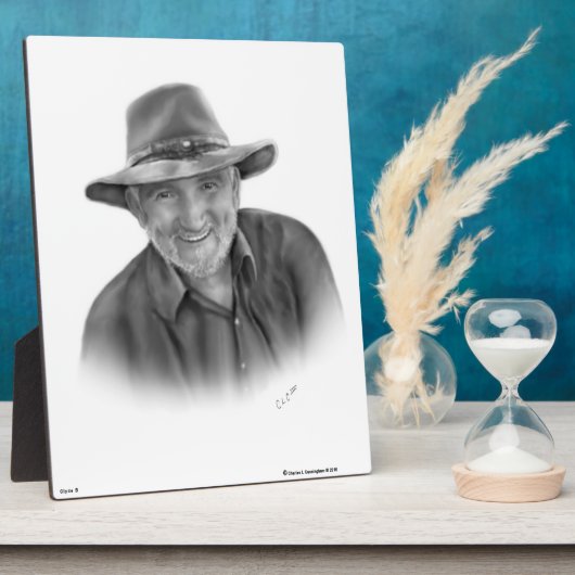 Clyde Bradford Sr. Fotoplaat (Zijkant)